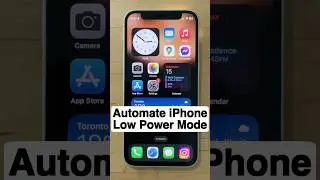 Automate Switching to Low Power Mode on iPhone 🔋