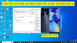 TECNO KI7 frp by umt Tecno Spark 10 Pro (KI7) Android 13 New Trick 2023 password pin pattern  unlock