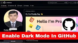 4. How to Enable Dark Mode In GitHub | Make Your GitHub Theme Dark | Learn RK PRODIP