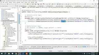 EP-13b Spring Boot Security Example: In Memory Authentication/Authorization