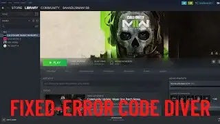 How To Fix Call Of Duty Modern Warfare 2 Error Code DIVER