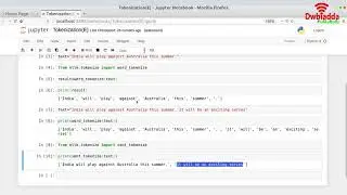 Basics of Tokenization in NLTK with example | NLP tutorial