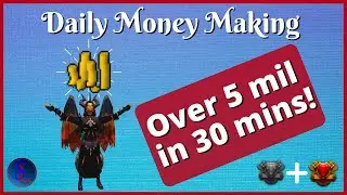 Runescape 3 Daily Money Making Guide - Get Over 5 Mil in 30 Mins (Efficient Path Included)