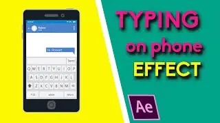 Typing a Message Animation in After Effects | Tutorial