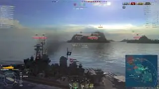 World of Warships - [Tier X] USS Montana on Trap [2018.04.04], Build 0.7.3.0