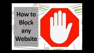 how to block any website