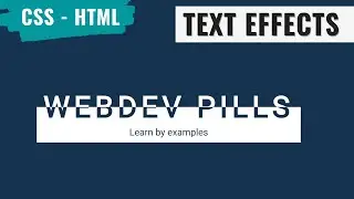 [ HTML - CSS ] - Text Effects - Background Split