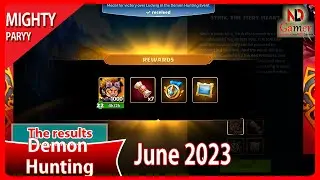 Mighty Party  - The results of the Demon Hunting Event Event June 2023