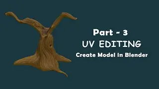 Create model in Blender part 3 - UV Editing