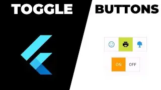 Flutter ToggleButton Widget | Toggle Button in Flutter | Flutter Tutorial - Toggl Buttons 