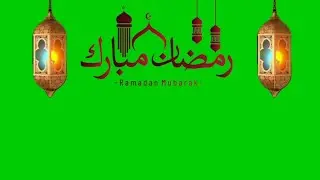 Ramadan Mubarak Islamic Background Animation Green Screen video HD