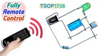 DIY Remote Control Light Without any IC | IR Receiver Circuit Using TSOP1738 | Remote Control Light