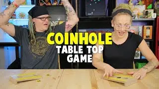 Coinhole | Table Top Coin Bouncing Game | What!? What!?