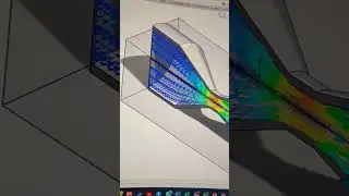 Venturi CFD simulation