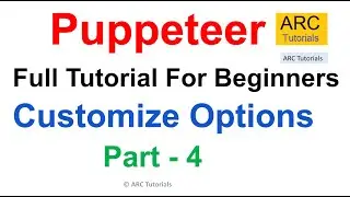 Puppeteer Tutorial #4 | Launch Browser with Options