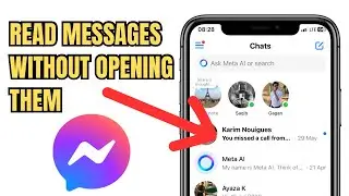Read Messages Without Open Them On Messenger [2024Update]