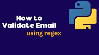 How to Validate Email using regex in Python