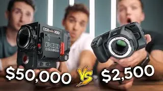 Black Magic Pocket Cinema 6k vs. RED Weapon 6k