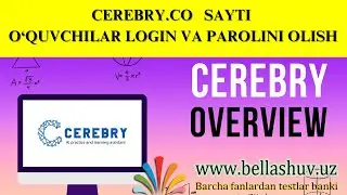 Cerebry platformasidagi sinf o'quvchilari parollarini yaratib olish