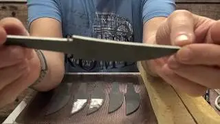 Проект из 7 ножей из стали Elmax.
