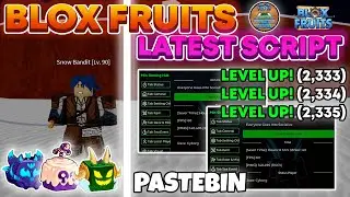 BLOX FRUITS Script Pastebin 2024 AUTO FARM | AUTO SEA EVENT | V4 | RAIN FRUIT | DF MASTERY (NO KEY)