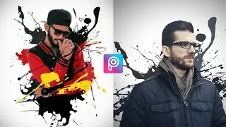 PicsArt ink splash editing | PicsArt editing tutorial