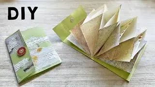 Cómo HACER una TARJETA Pop-Up  con Almacenamiento en Acordeón  😍 Tutorial Paso a Paso