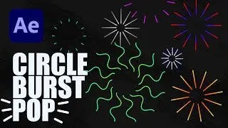 Create this Easy Circle Burst Pop Effect using only One Layer in After Effects