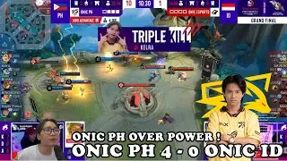 CLEAN SWEEP ONIC PH 4 - 0 ONIC ID !! TIDAK ADA PERLAWANAN DARI ONIC ID DAN CONGRATS ONIC PH ! #mlbb