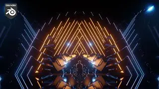 Create Your Own Futuristic Scene in Blender with Geometry Nodes!