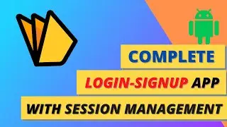 Simple Login and SignUp App in Kotlin using Firebase🔥 | Session Management using SharedPreferences