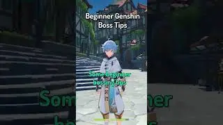 Some Beginner Genshin Boss Tips!