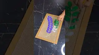 Unique Floral Wall Decor Idea DIY Craft 