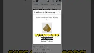 Claim this NEW Promo code (Secret) #roblox #shorts