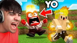 Me Convertí en Personajes de Intensamente 2 en Minecraft
