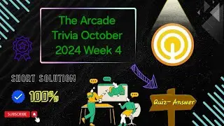 The Arcade Trivia October 2024 Week 4 ☆QUIZ-ANSWER #qwiklabs #arcade #gcp solution 2024 ☁️🚀