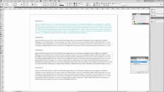 InDesign Tutorial: Save Time with Paragraph Styles -HD-