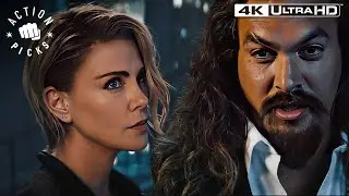 Jason Momoa VS Charlize Theron Fight Scene | Fast X 4k HDR