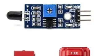 How to make a fire alarm|fire alarm with photo led module|fire alarm without IC|the robotics guy