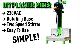 How To Make Mixer for Plaster and Adhesives!