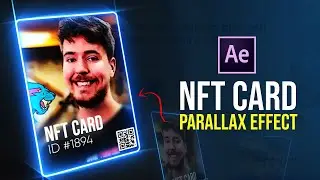 Create NFT Card with Parallax Effect - After Effects Tutorial [Super Easy]