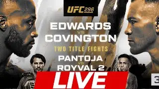 UFC 296 POST-FIGHT PRESS CONFERENCE: Edwards vs Covington  | LIVE STREAM