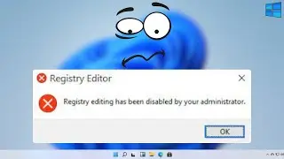 How to Fix Registry Editing has been Disabled by your Administrator on Windows 10