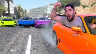 MODIFIYELI SUPRA ILE ARABA YARIŞINA KATILDIM - GTA 5 MODS