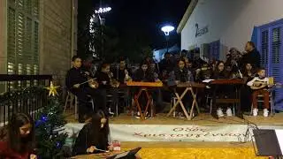 Рождественская ярмарка, кусочек концерта. Лимасол Кипр. 07.12.2019