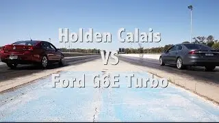 Ford G6E Turbo vs Holden Calais V