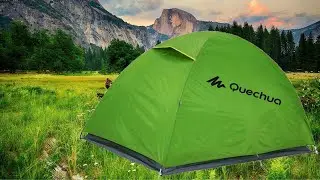 Quechua Arpenaz 2. Обзор 2х местной палатки из Декатлона.