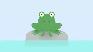 Drawing a frog with HTML and CSS