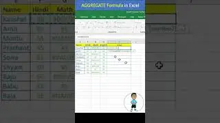 AGGREGATE Formula in Excel 
