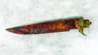 Restoration Rusty Survival Knife